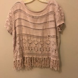 Jennifer Lopez Fringe Hippie Shirt XL
